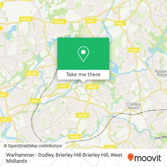 Warhammer - Dudley, Brierley Hill Brierley Hill map