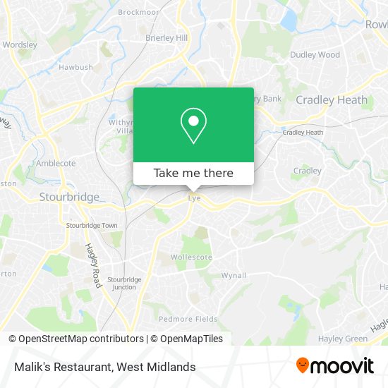 Malik's Restaurant map