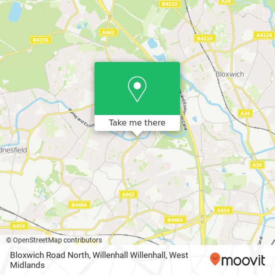 Bloxwich Road North, Willenhall Willenhall map