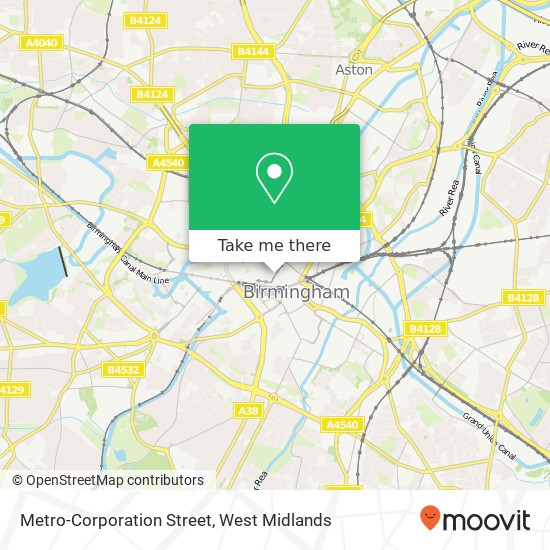 Metro-Corporation Street map