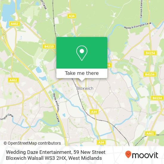 Wedding Daze Entertainment, 59 New Street Bloxwich Walsall WS3 2HX map