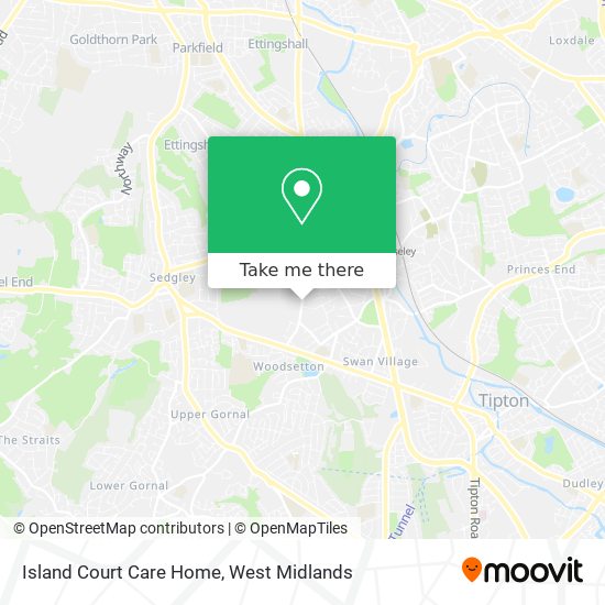 Island Court Care Home map