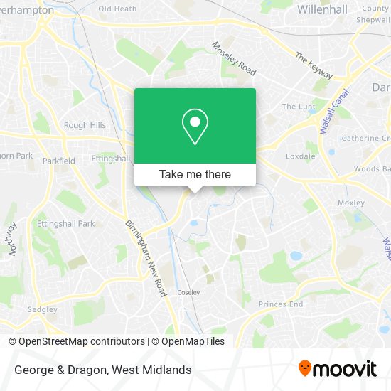 George & Dragon map