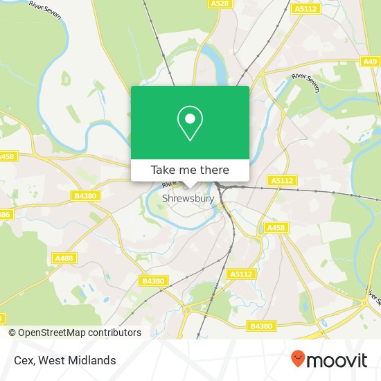 Cex, Pride Hill Shrewsbury Shrewsbury SY1 1DQ map