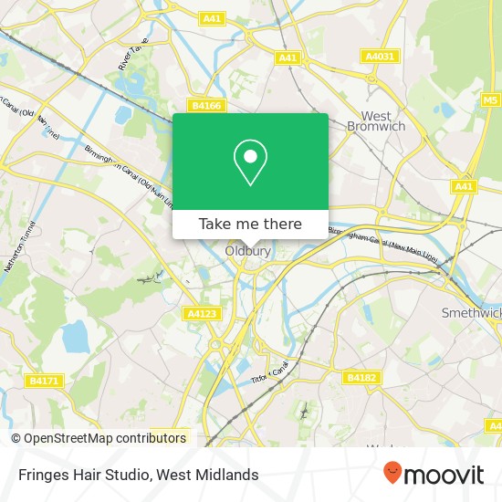 Fringes Hair Studio, 12 Birmingham Street Oldbury Oldbury B69 4DT map