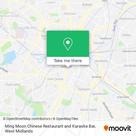 Ming Moon Chinese Restaurant and Karaoke Bar map