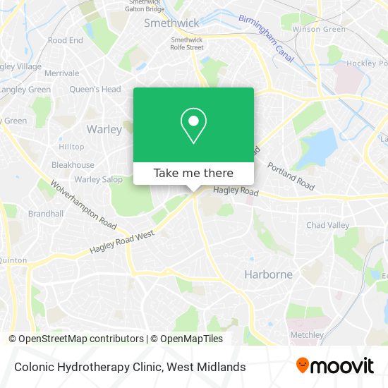 Colonic Hydrotherapy Clinic map