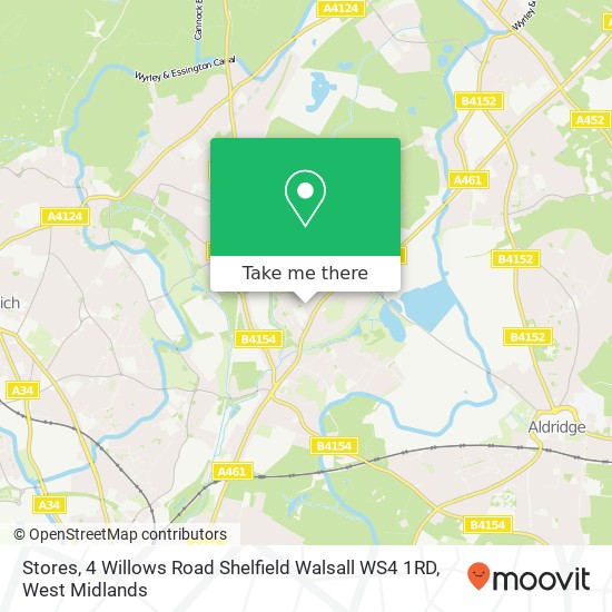 Stores, 4 Willows Road Shelfield Walsall WS4 1RD map