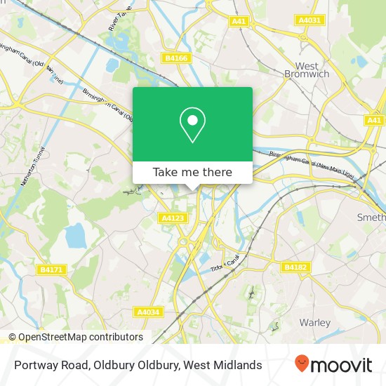 Portway Road, Oldbury Oldbury map