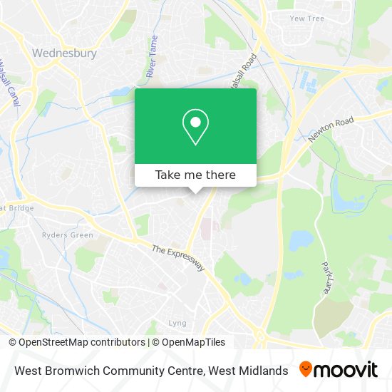 West Bromwich Community Centre map
