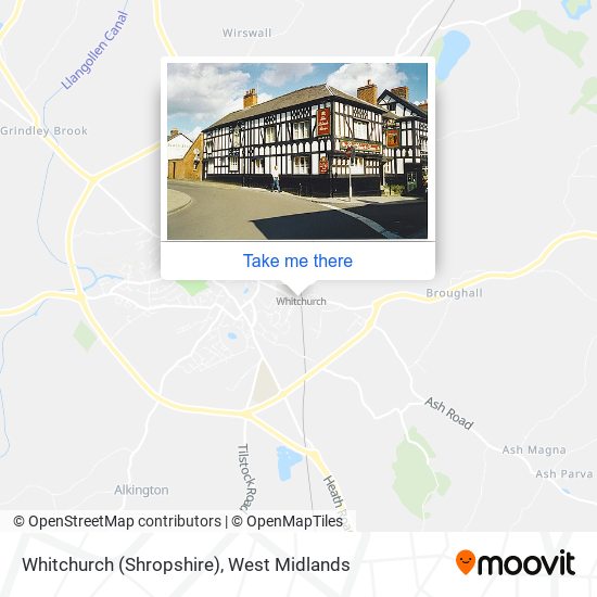 Whitchurch (Shropshire) map