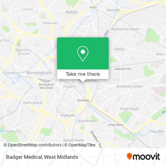 Badger Medical map