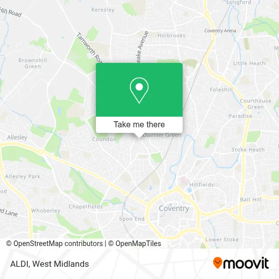 ALDI map