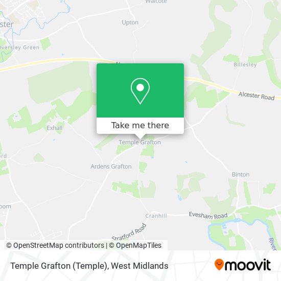 Temple Grafton map