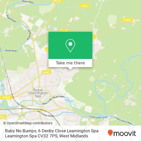 Baby No Bumps, 6 Denby Close Leamington Spa Leamington Spa CV32 7PS map