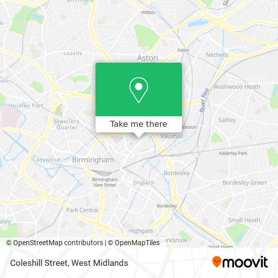 Coleshill Street map