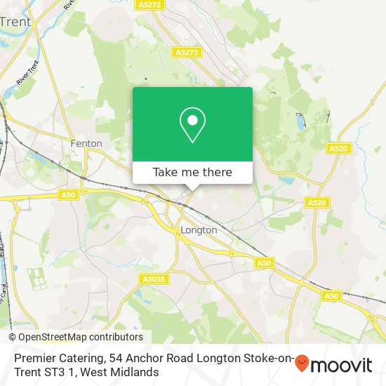 Premier Catering, 54 Anchor Road Longton Stoke-on-Trent ST3 1 map