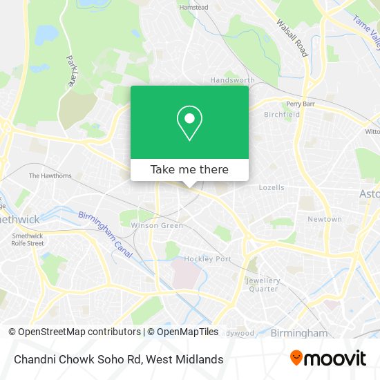 Chandni Chowk Soho Rd map