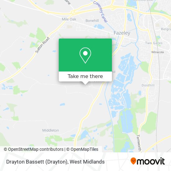 Drayton Bassett map