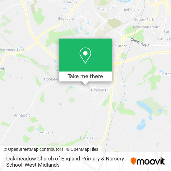 Oakmeadow Church of England Primary & Nursery School map