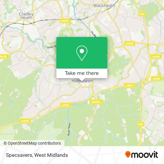 Specsavers map