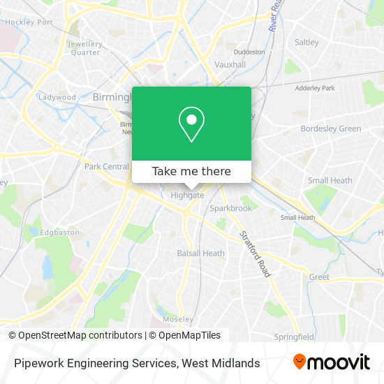 Pipework Engineering Services map