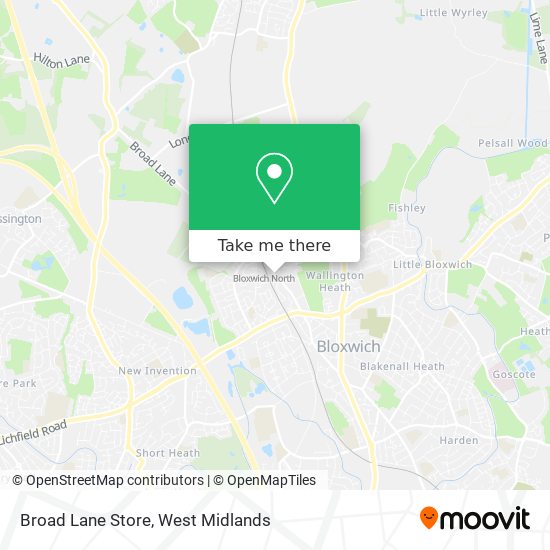 Broad Lane Store map