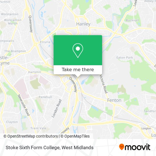 Stoke Sixth Form College map