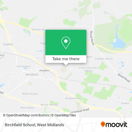 Birchfield School map