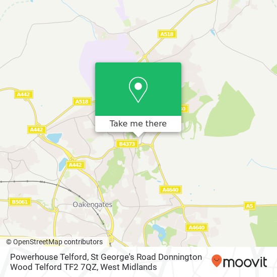 Powerhouse Telford, St George's Road Donnington Wood Telford TF2 7QZ map