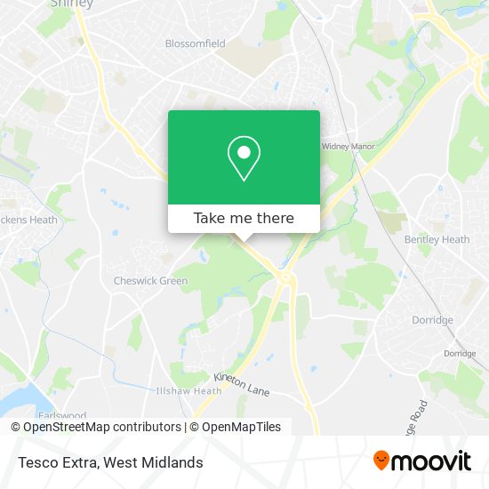 Tesco Extra map