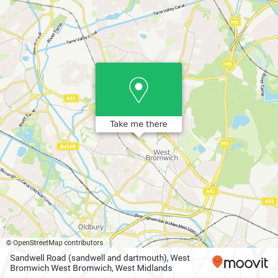 Sandwell Road (sandwell and dartmouth), West Bromwich West Bromwich map