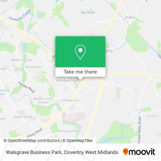 Walsgrave Business Park, Coventry map
