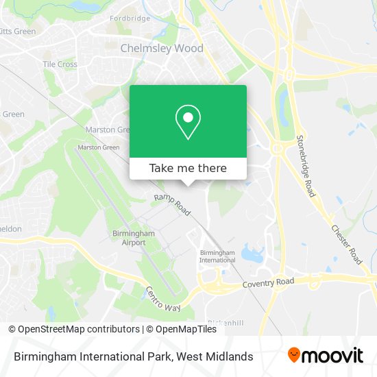 Birmingham International Park map