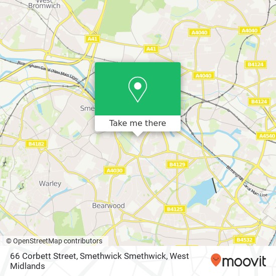 66 Corbett Street, Smethwick Smethwick map