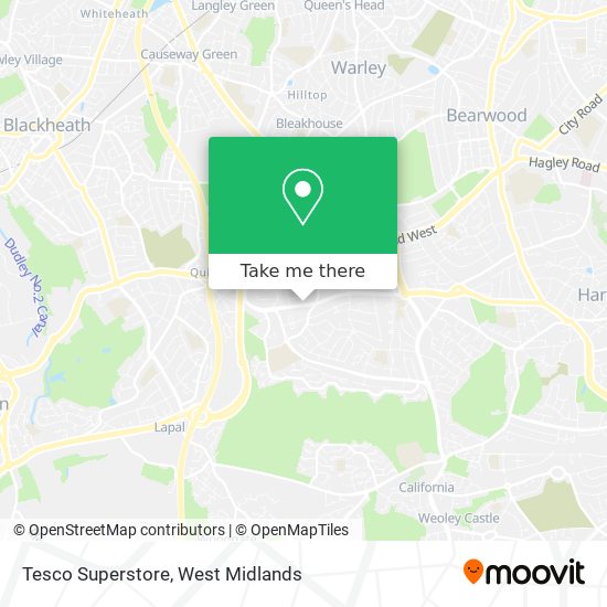 Tesco Superstore map