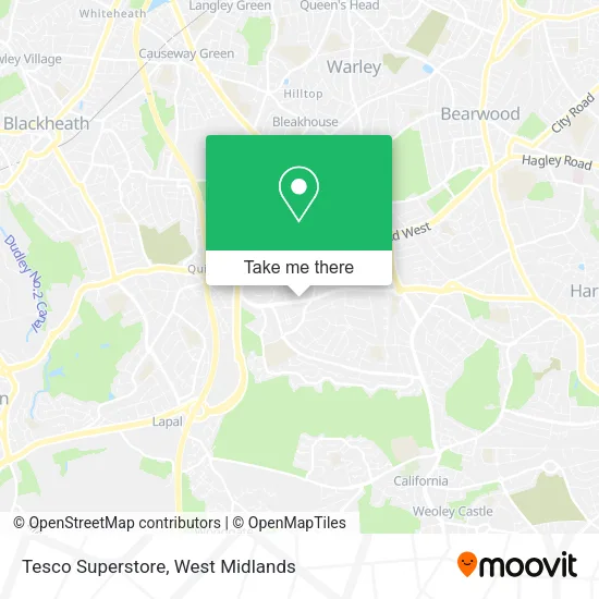 Tesco Superstore map