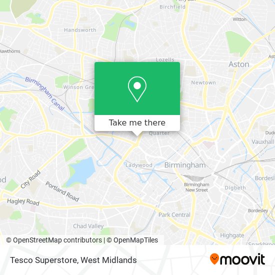 Tesco Superstore map