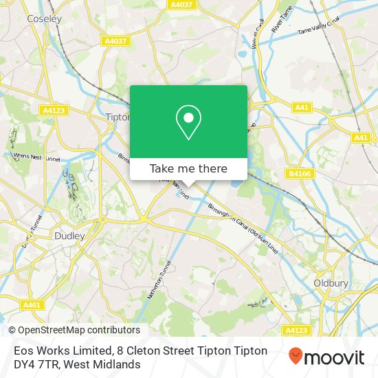 Eos Works Limited, 8 Cleton Street Tipton Tipton DY4 7TR map