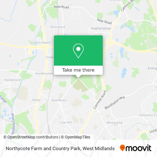 Northycote Farm and Country Park map