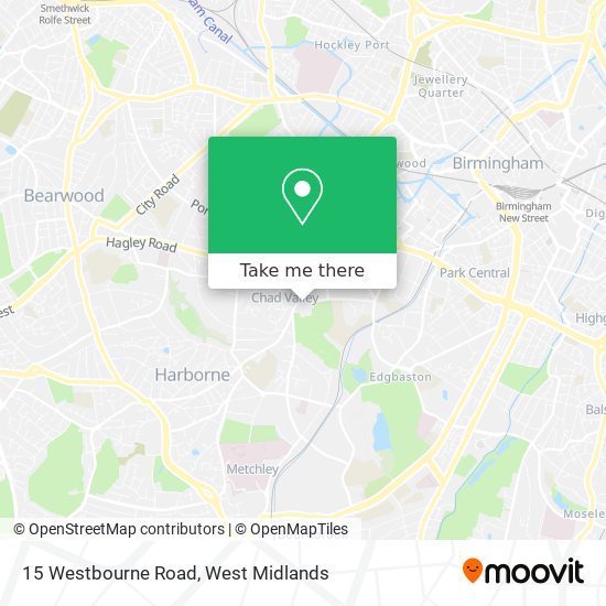 15 Westbourne Road map