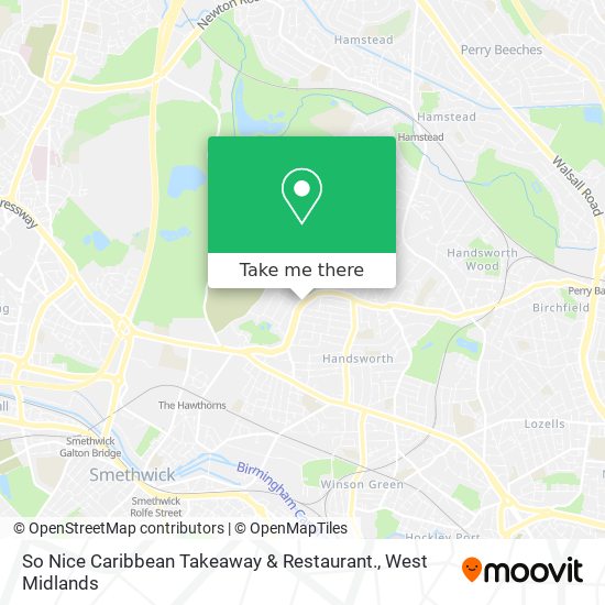 So Nice Caribbean Takeaway & Restaurant. map