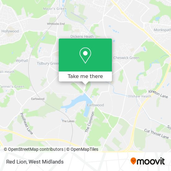 Red Lion map