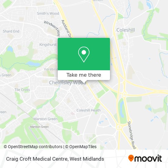 Craig Croft Medical Centre map