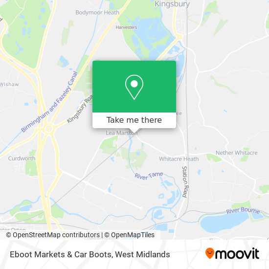 Eboot Markets & Car Boots map