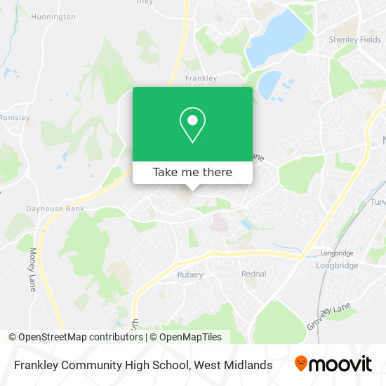 Frankley Community High School map