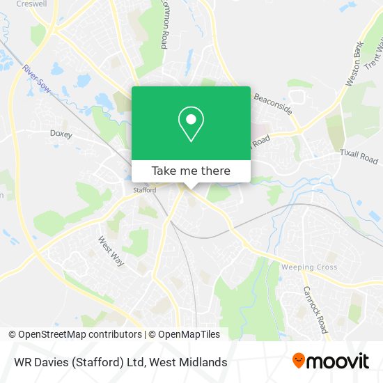 WR Davies (Stafford) Ltd map