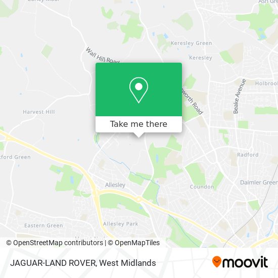 JAGUAR-LAND ROVER map