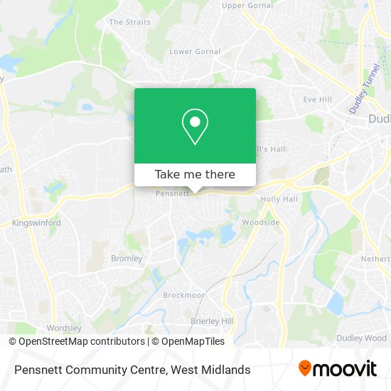 Pensnett Community Centre map