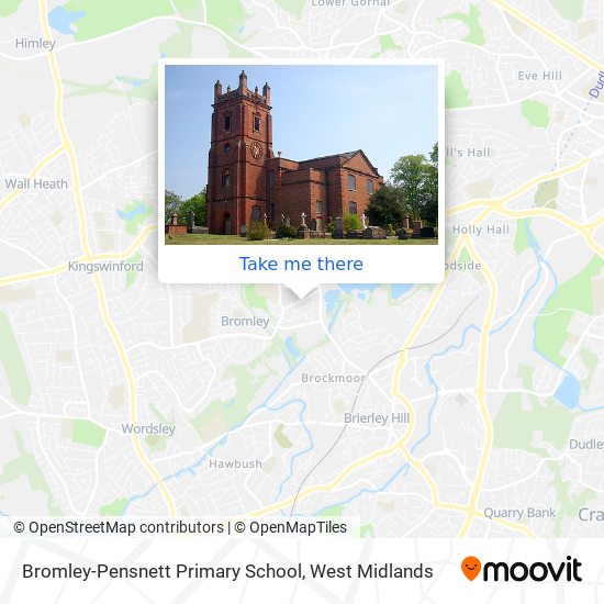 Bromley-Pensnett Primary School map